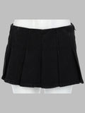 Diesel Skort A Pieghe In Denim