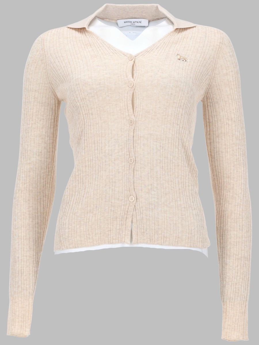 Maison Kitsuné Cardigan "Baby Fit"