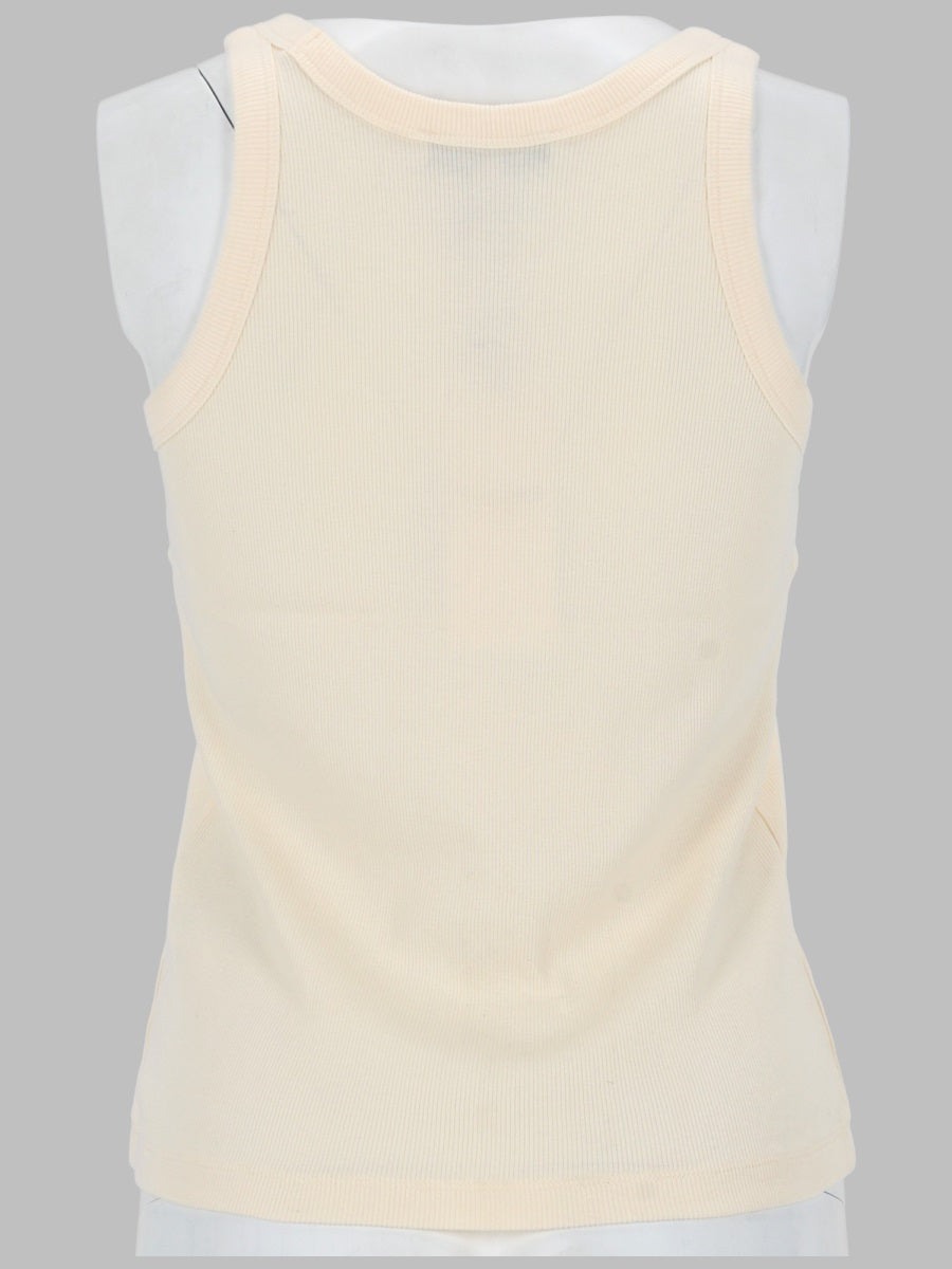 Maison Kitsuné Tank Top Con Logo