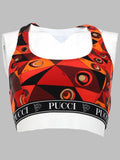 Pucci Top Bra Con Stampa