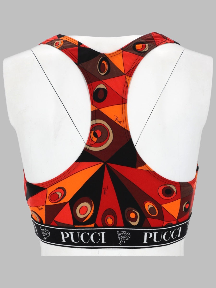 Pucci Top Bra Con Stampa