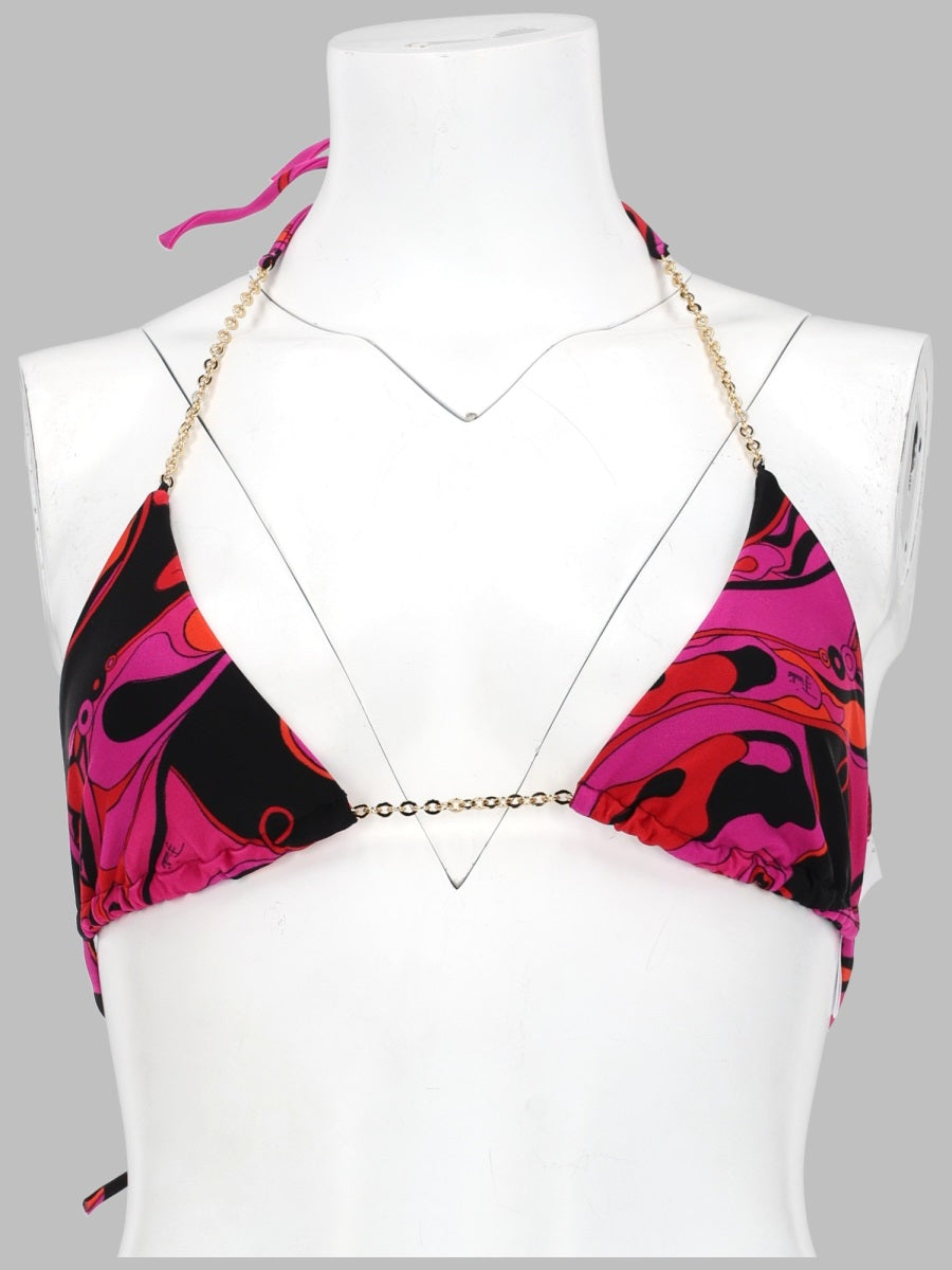 Pucci Top Bikini Con Stampa