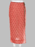 Ganni Gonna "Shibori" In Organza Stampata