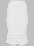 Ganni Gonna Con Bordo In Crochet