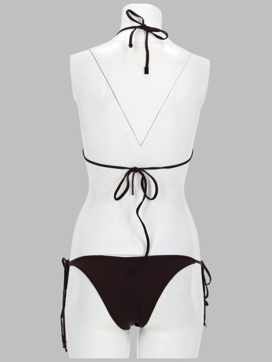 The Attico Bikini "Il Primo Bagno" In Lycra Traforata