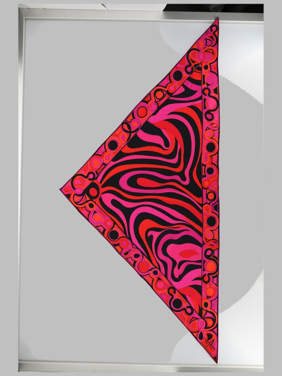 Pucci Foulard A Triangolo In Seta