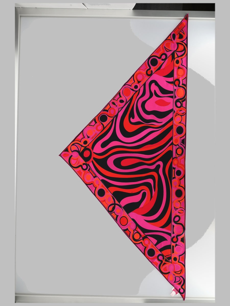 Pucci Foulard A Triangolo In Seta