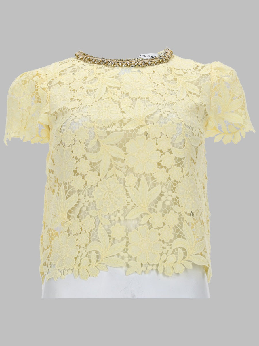 Self Portrait Top In Pizzo