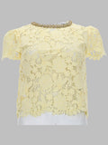 Self Portrait Top In Pizzo