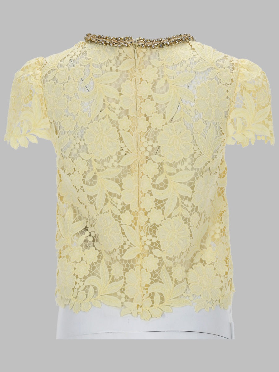 Self Portrait Top In Pizzo