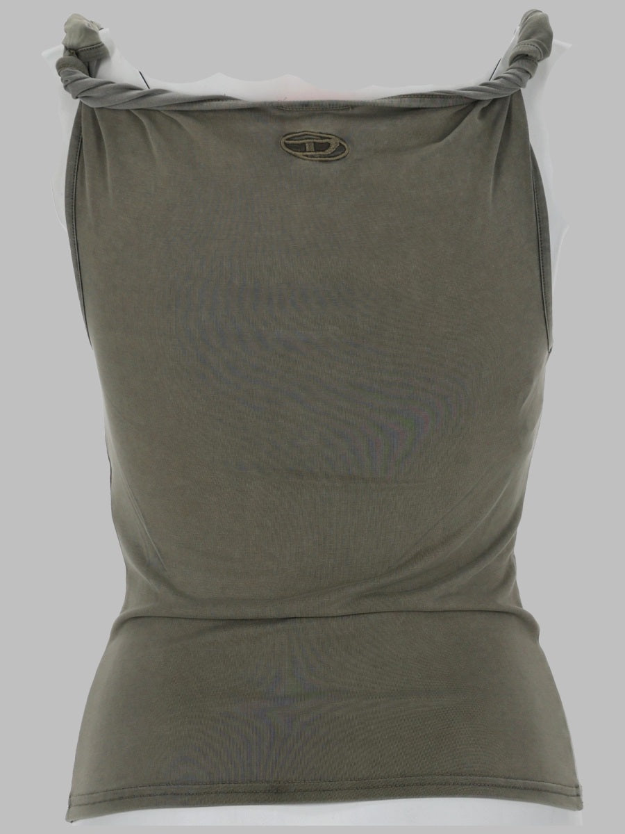 Diesel Tank Top Con Spalline Arrotolate