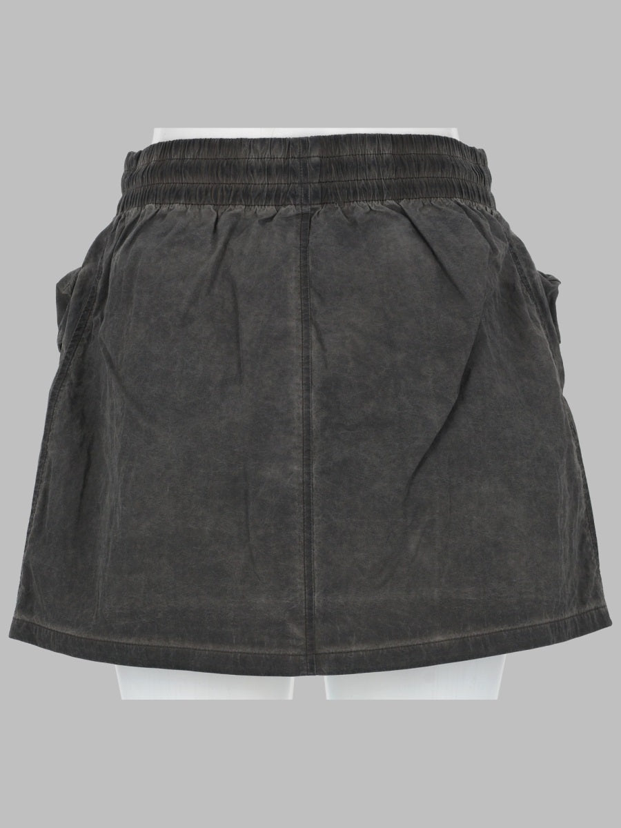 Diesel Minigonna In Nylon Con Maxi Tasche