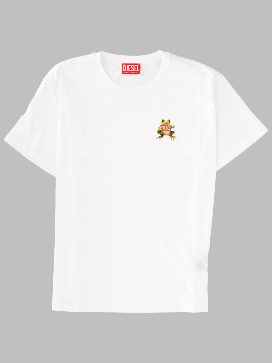 Diesel T Shirt In Cotone Con Stampa Logo