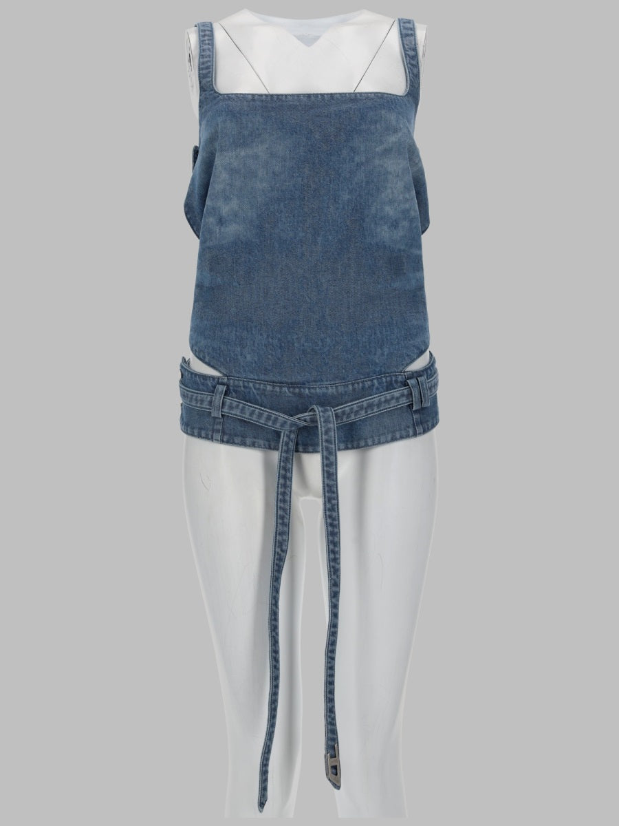 Diesel Top "De Sayra" In Denim