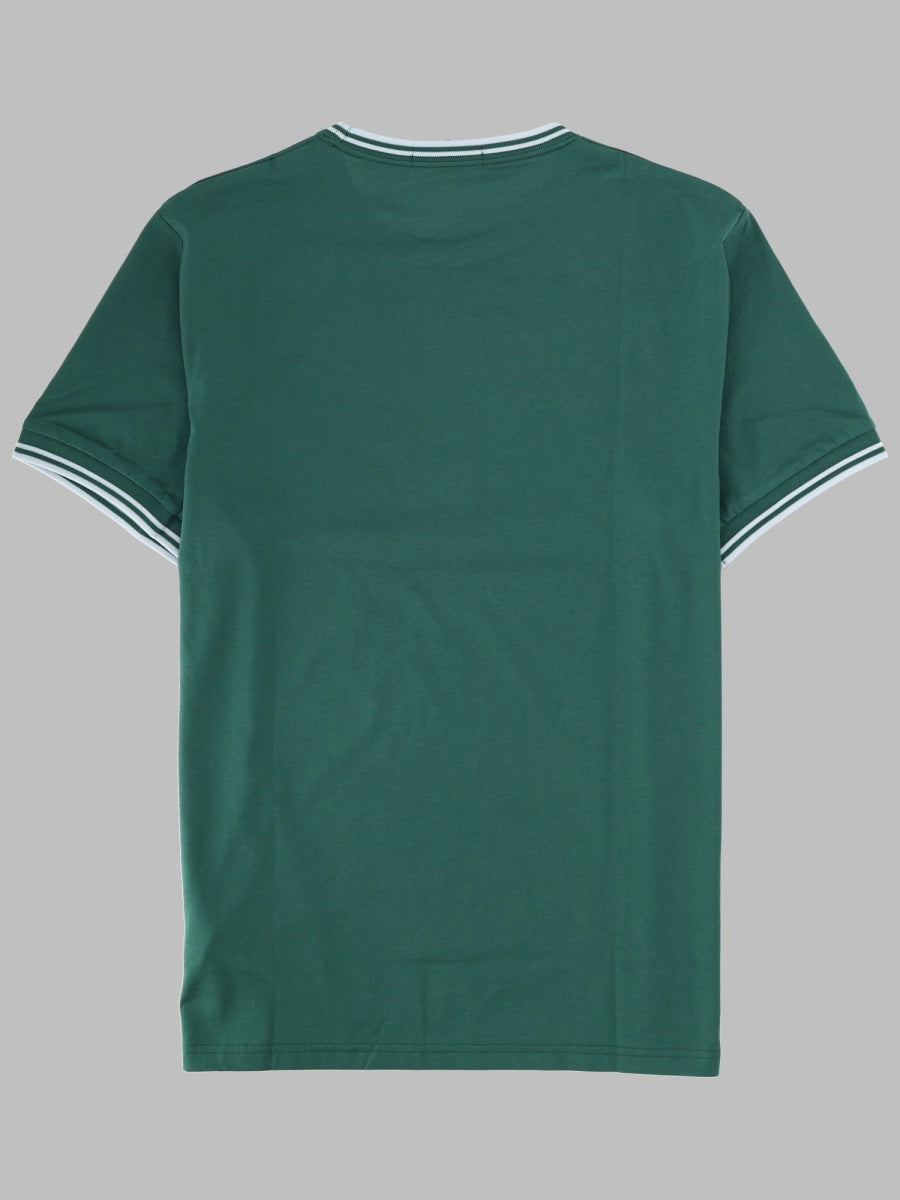 Fred Perry T Shirt Con Doppia Riga