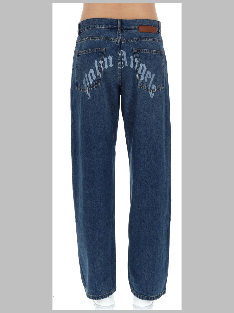 Palm Angels Jeans "Curved Logo"
