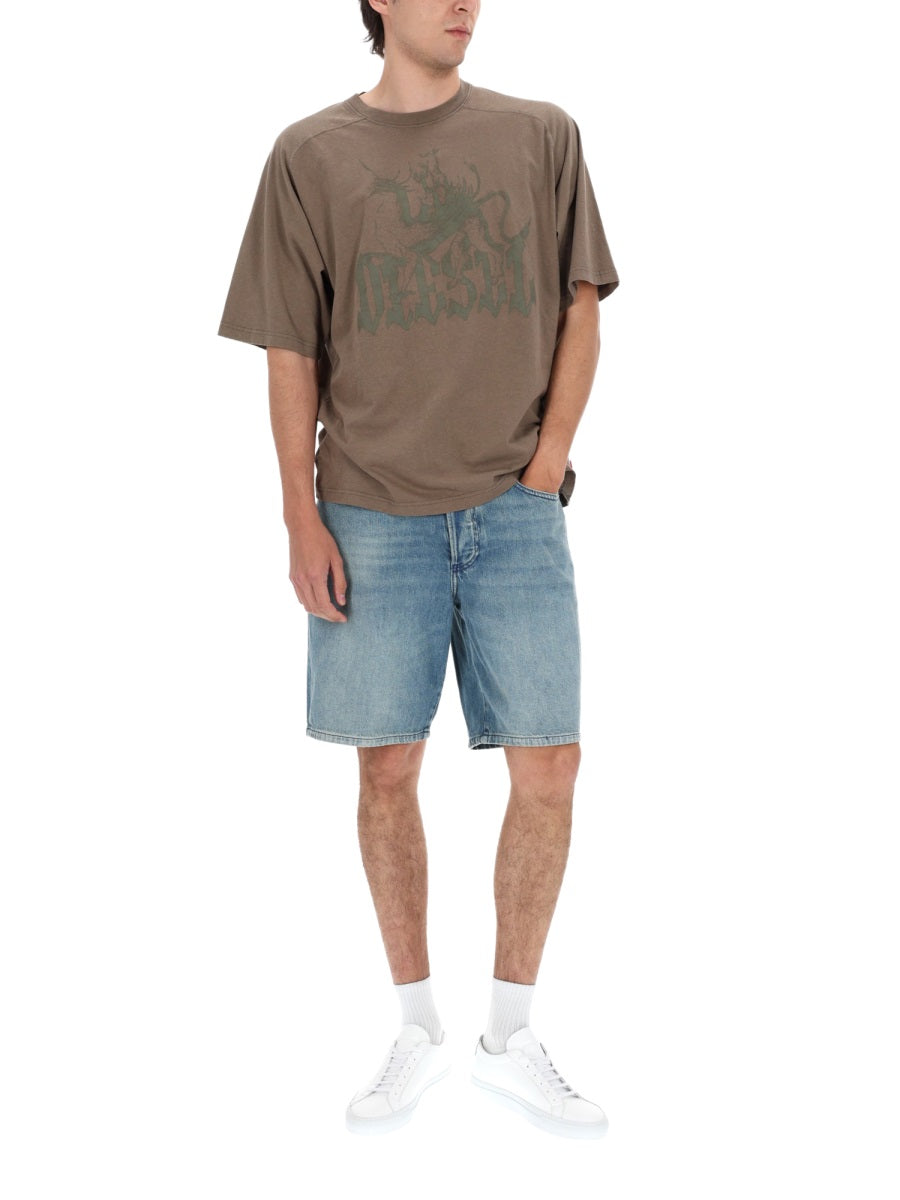 Diesel Shorts In Denim