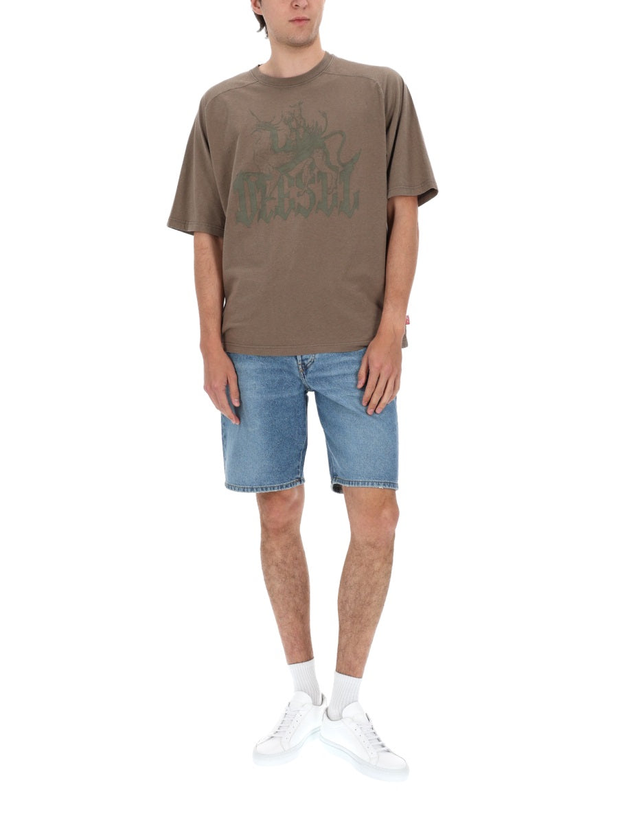 Diesel Shorts In Denim