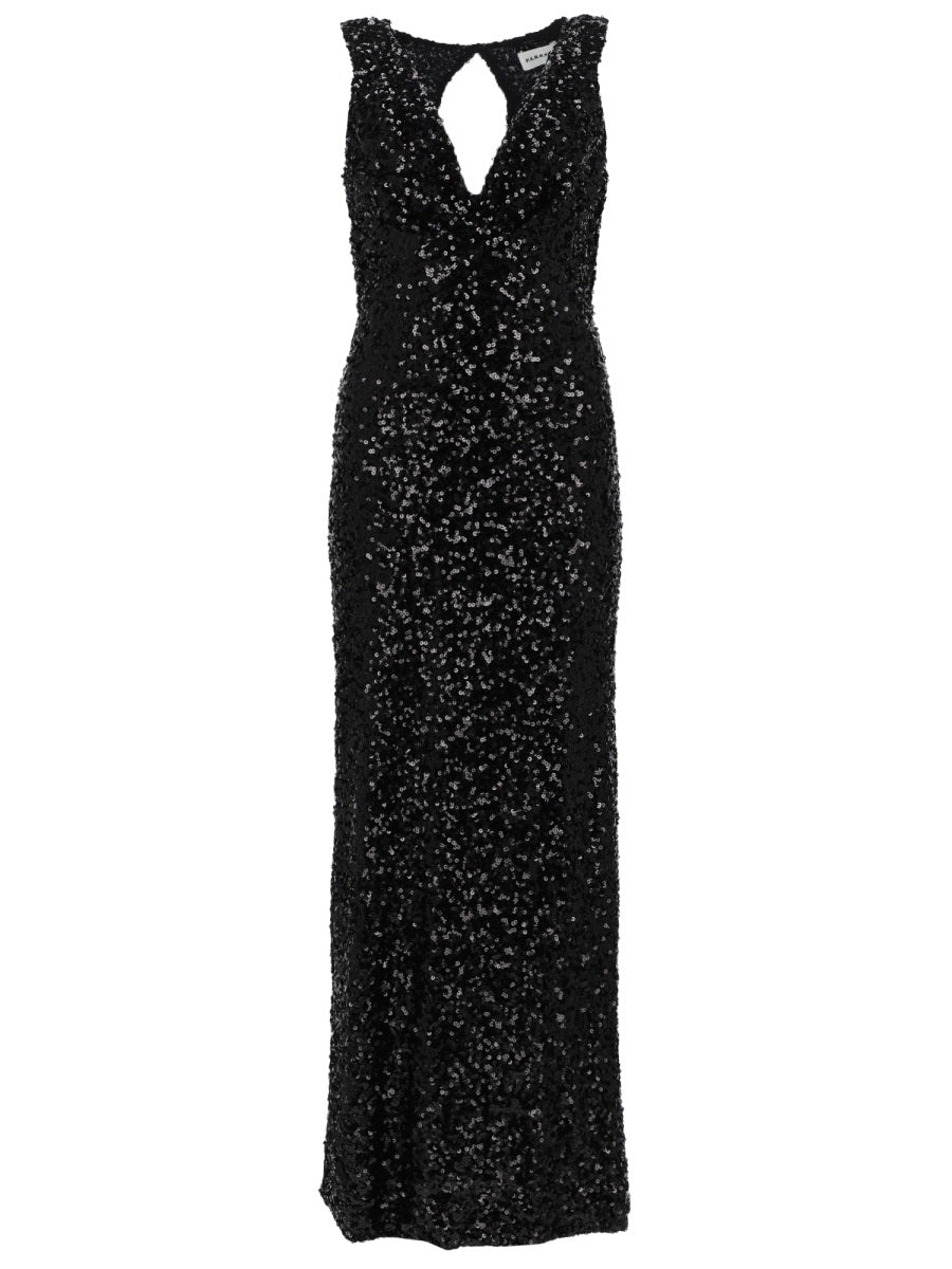 P.A.R.O..H. Full Sequin Long Dress
