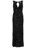 P.A.R.O..H. Full Sequin Long Dress