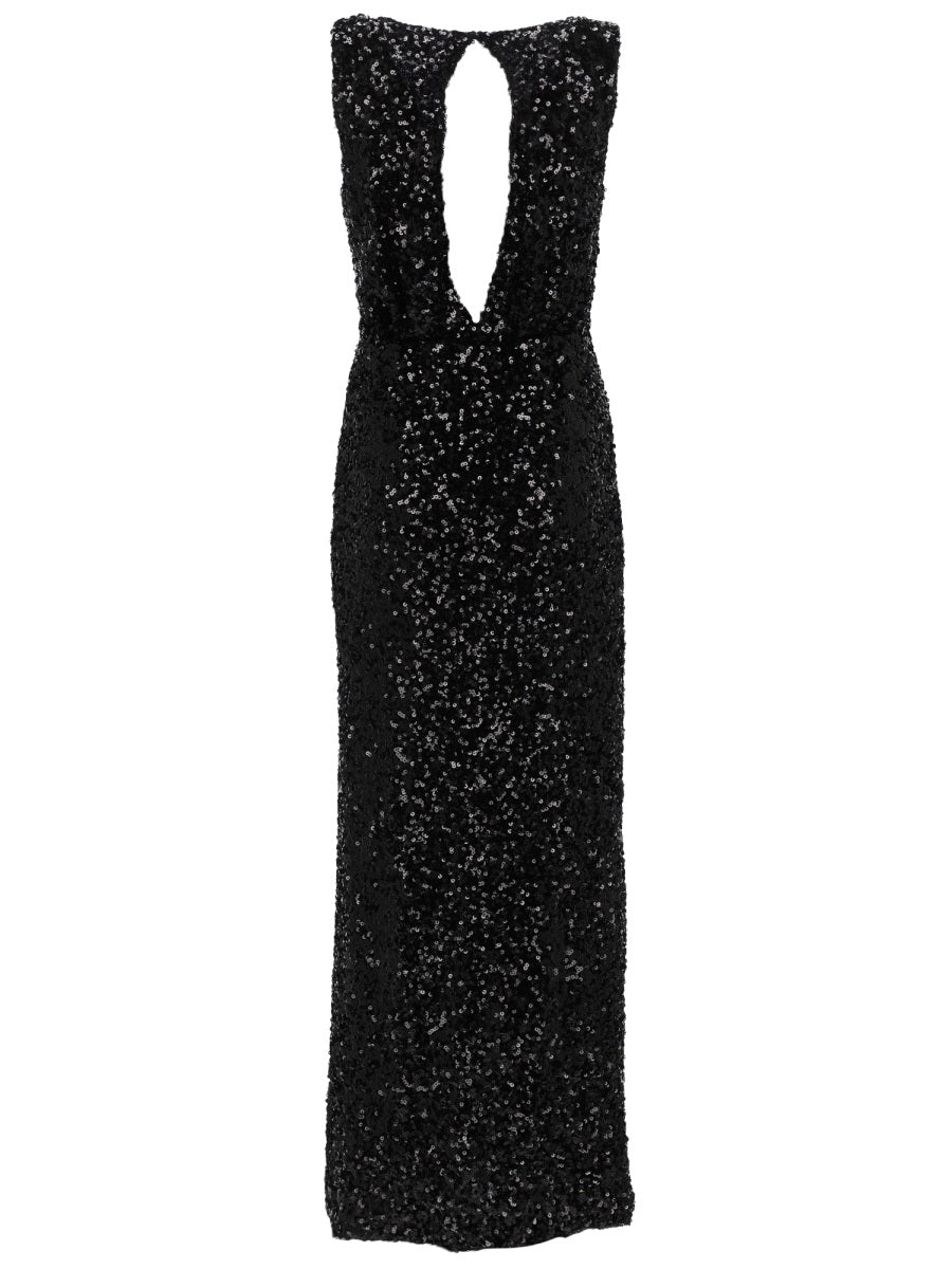 P.A.R.O..H. Full Sequin Long Dress