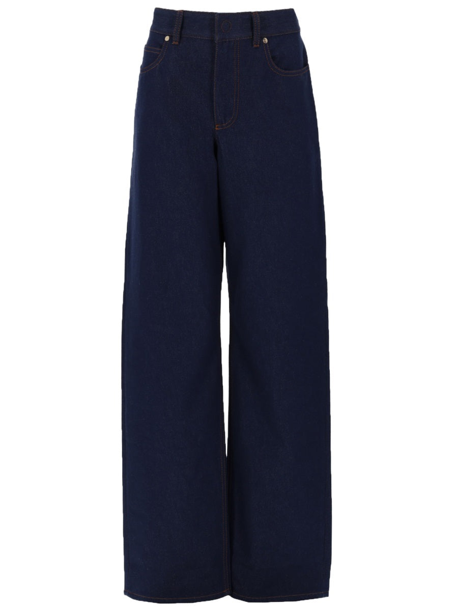 Fendi Jeans Lunghi In Denim