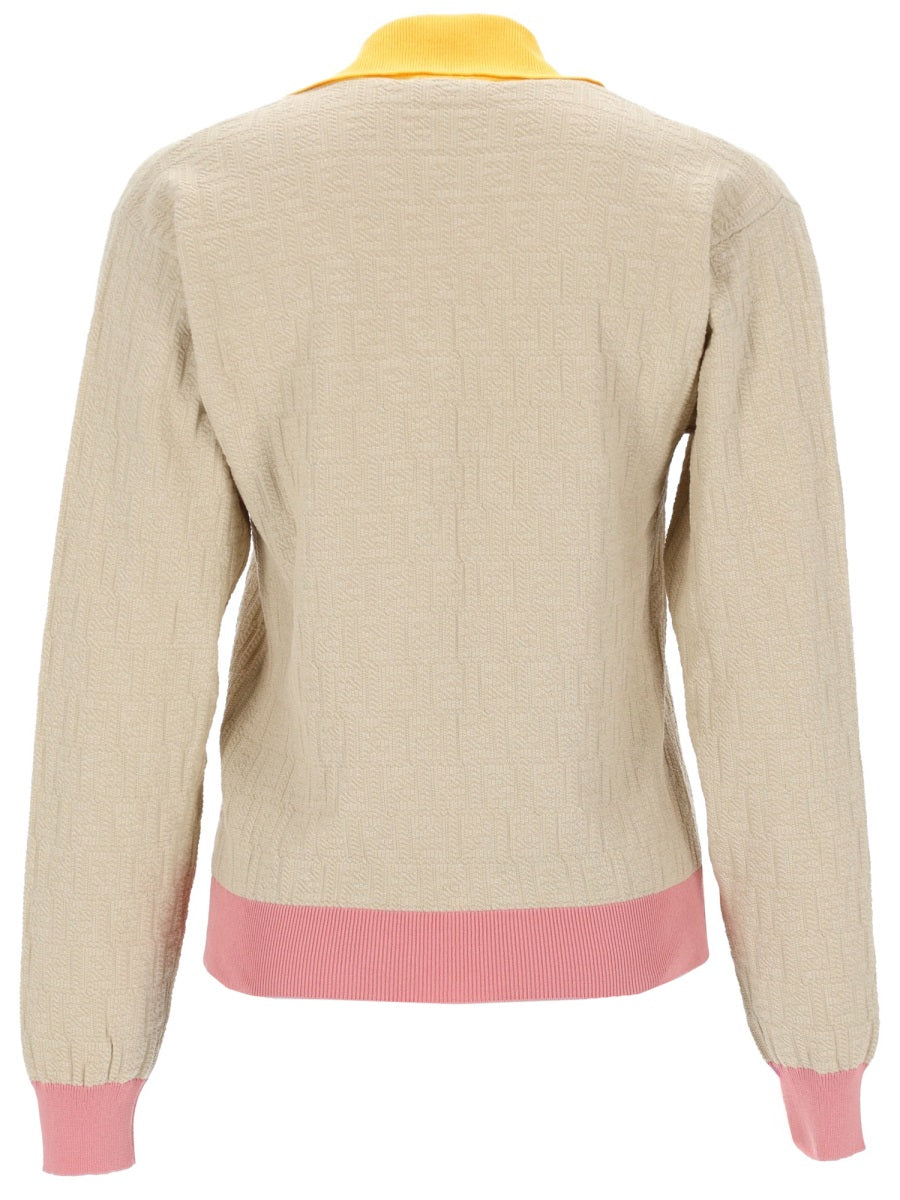 Fendi Maglia In Cotone E Seta