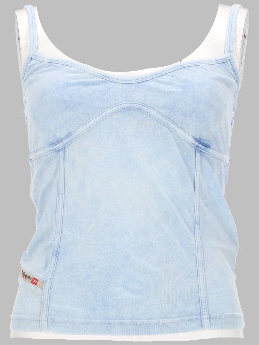 Diesel Top "T Ony" In Denim