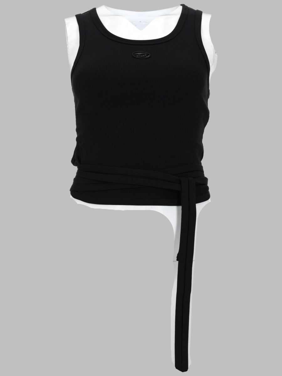 Diesel Crop Top "T Anky Tail" Con Lacci