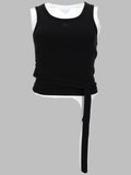 Diesel Crop Top "T Anky Tail" Con Lacci