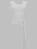 Diesel Crop Top "T Anky Tail" Con Lacci