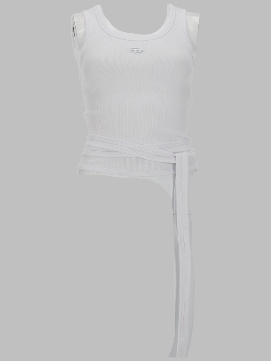 Diesel Crop Top "T Anky Tail" Con Lacci