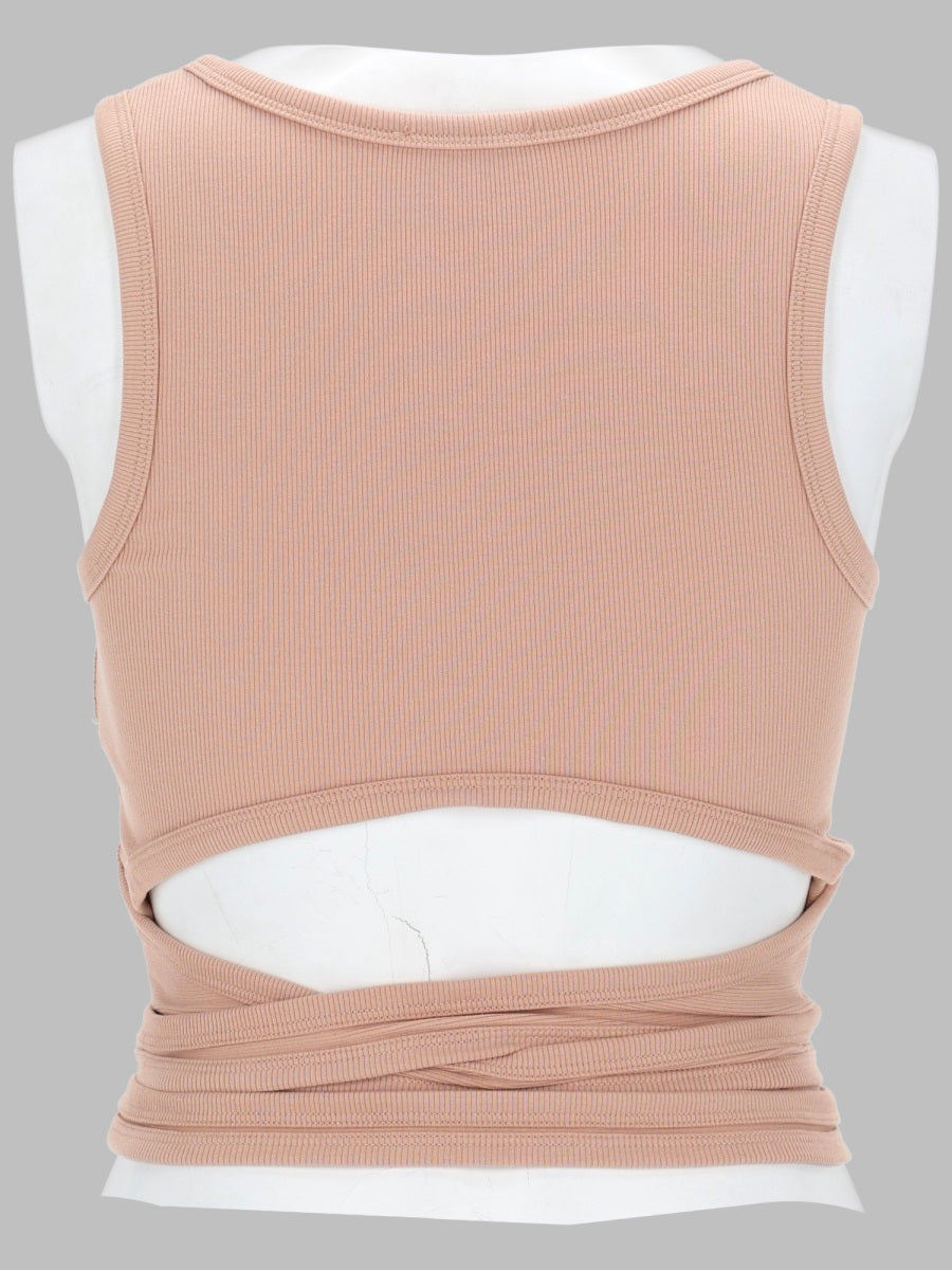 Diesel Crop Top "T Anky Tail" Con Lacci