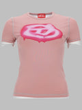 Diesel T Shirt Con Logo Effetto Graffiti