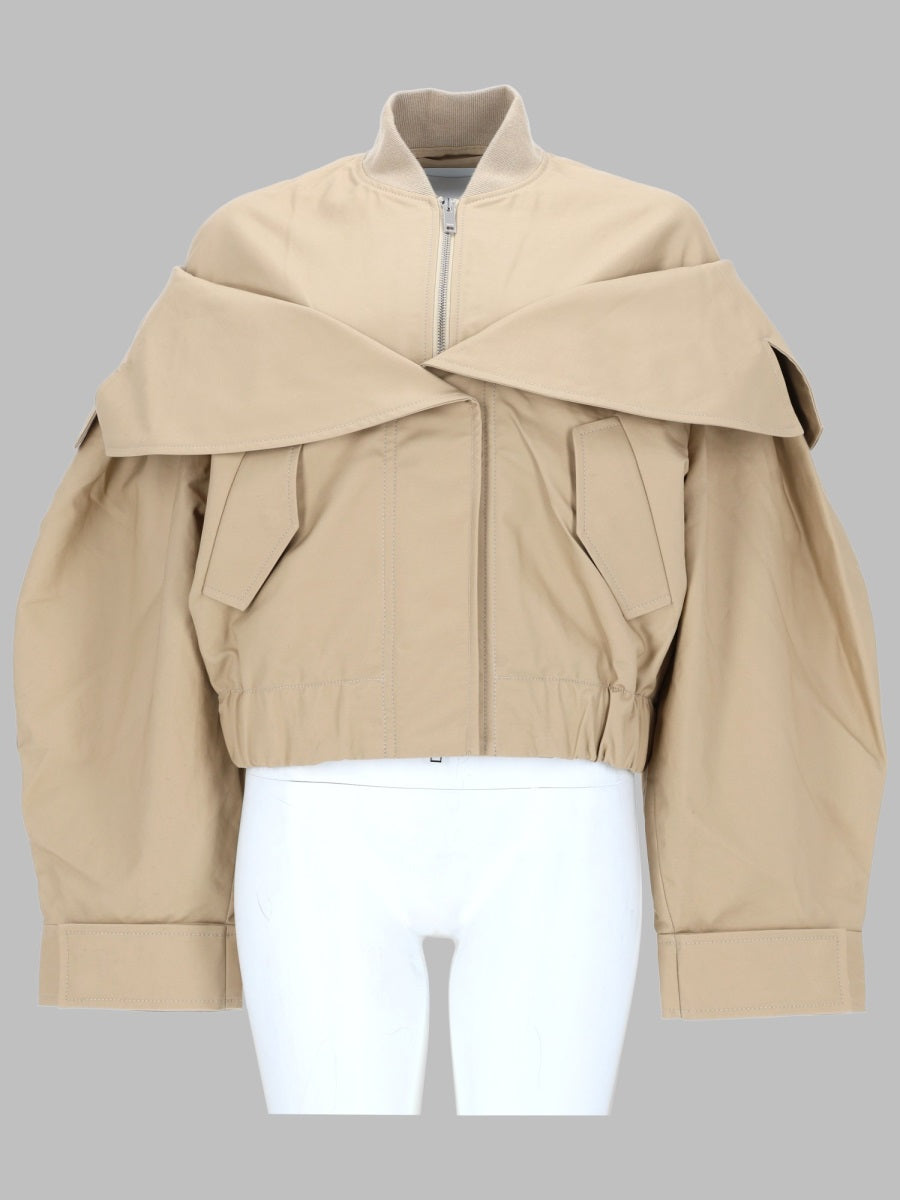 Ganni Bomber In Cotone