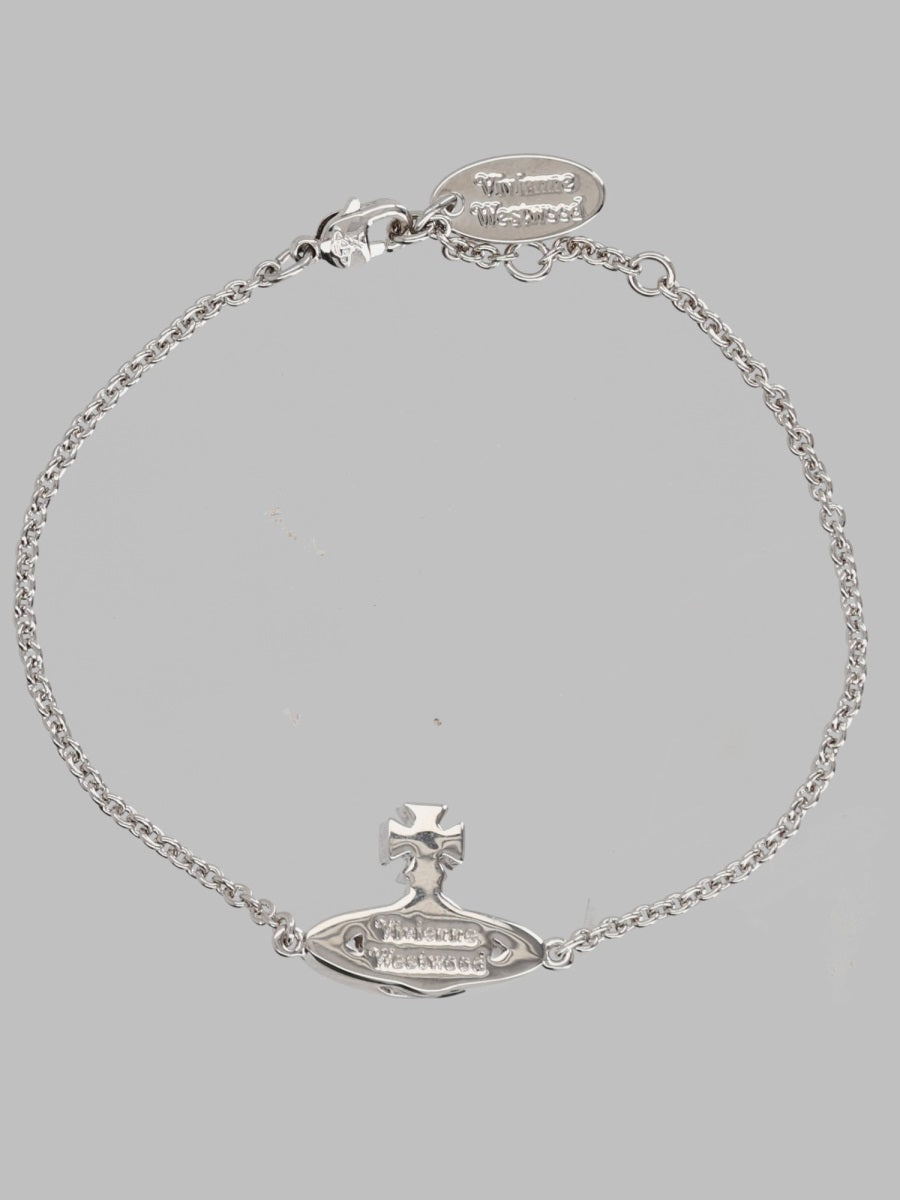 Vivienne Westwood Bracciale "Pina" Con Orb In Basso Rilievo