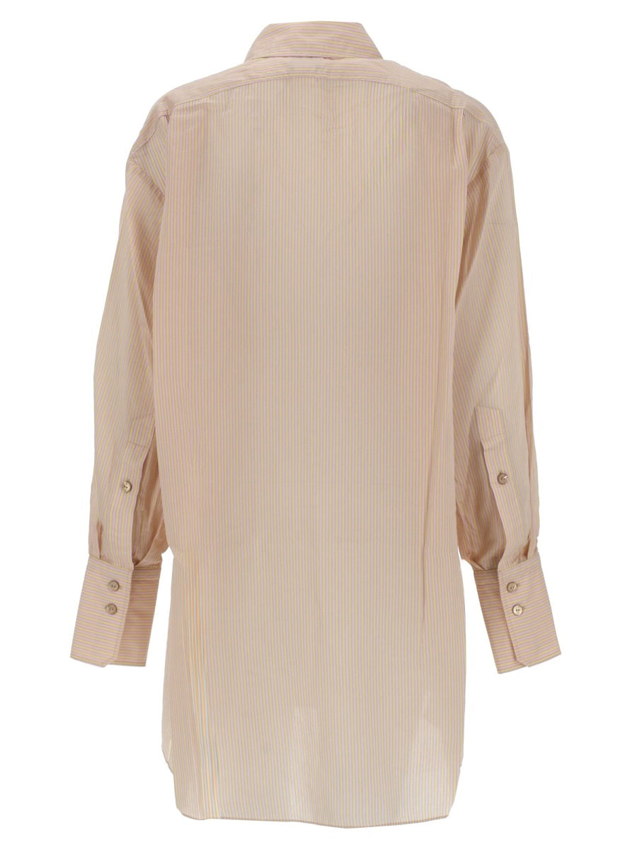 Patou Camicia Da Spiaggia In Misto Seta
