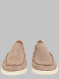 Boss Mocassino In Pelle Scamosciata Con Logo
