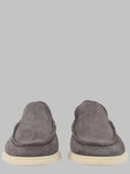Boss Mocassino In Pelle Scamosciata Con Logo