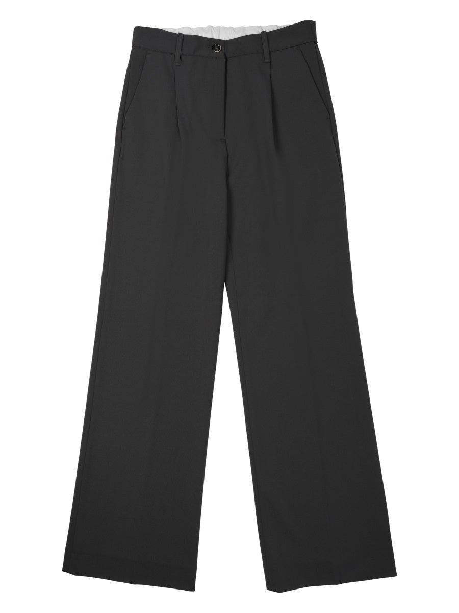 Nine:Inthe:Morning Pantalone Sartoriale In Misto Lana