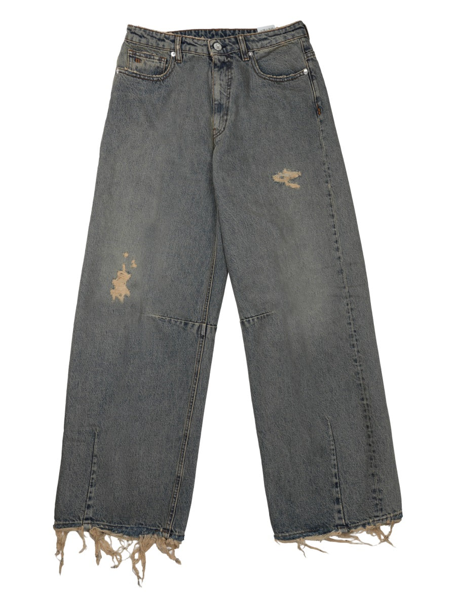 Nine:Inthe:Morning Jeans "Ergonomic" Effetto "Destroy"
