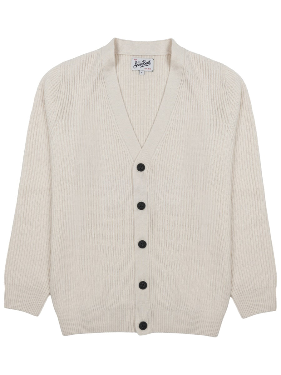 Mc2 Saint Barth Cardigan In Lana