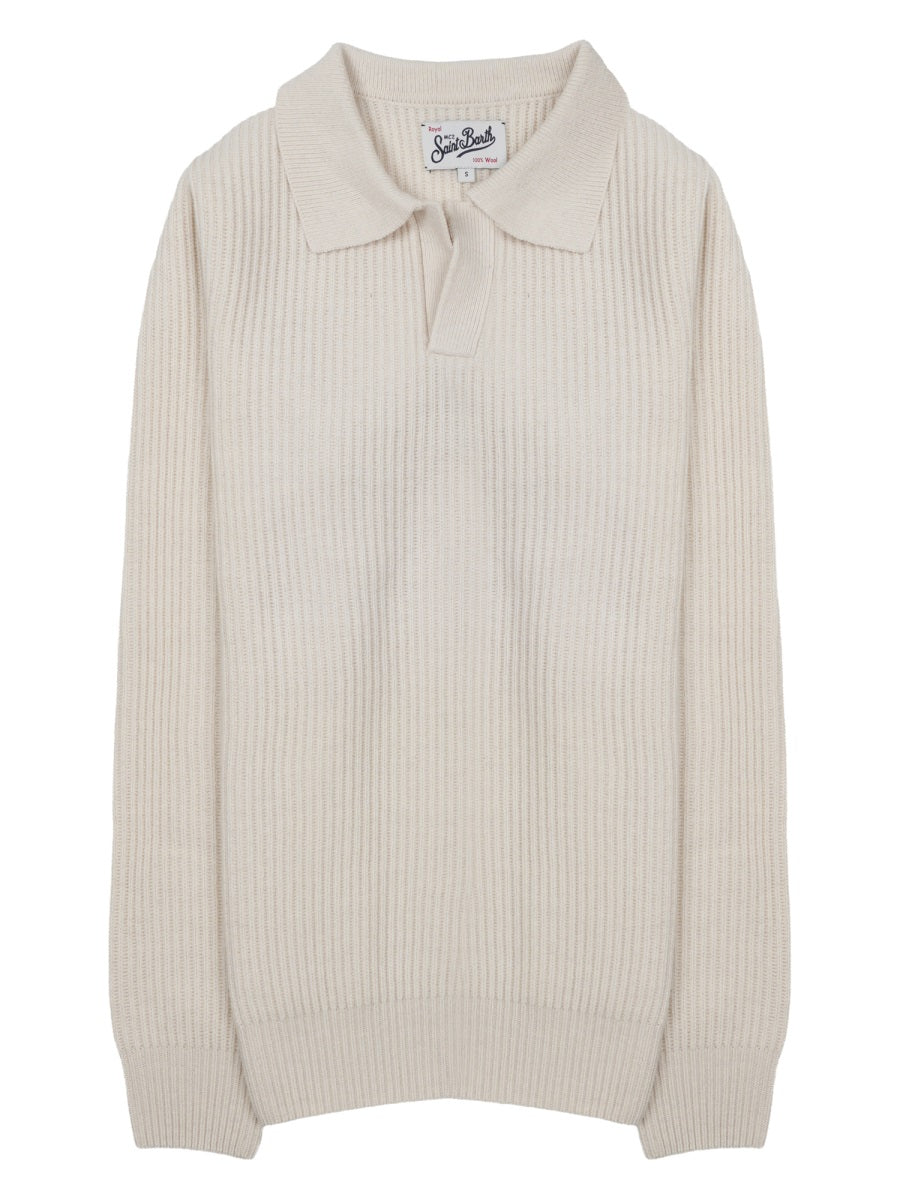 Mc2 Saint Barth Maglia Con Colletto A Polo