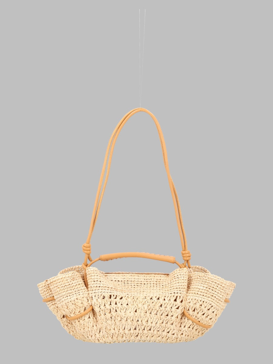 Hereu Borsa "Arta" Mini In Rafia Crochet