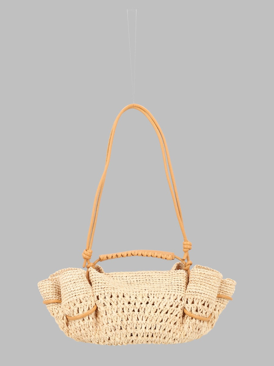Hereu Borsa "Arta" Mini In Rafia Crochet
