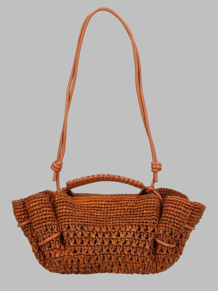 Hereu Borsa "Arta" Mini In Rafia Crochet