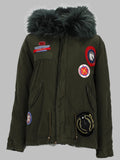 Mr & Mrs Italy Patches Logo Parka