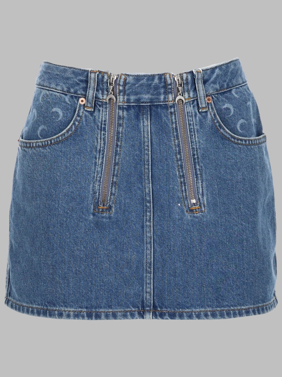 Marine Serre Minigonna Con Zip