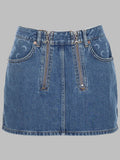 Marine Serre Minigonna Con Zip