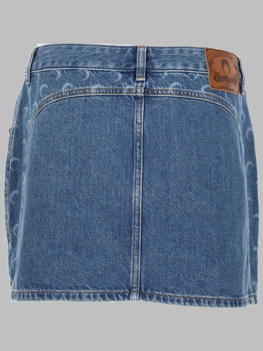 Marine Serre Minigonna Con Zip